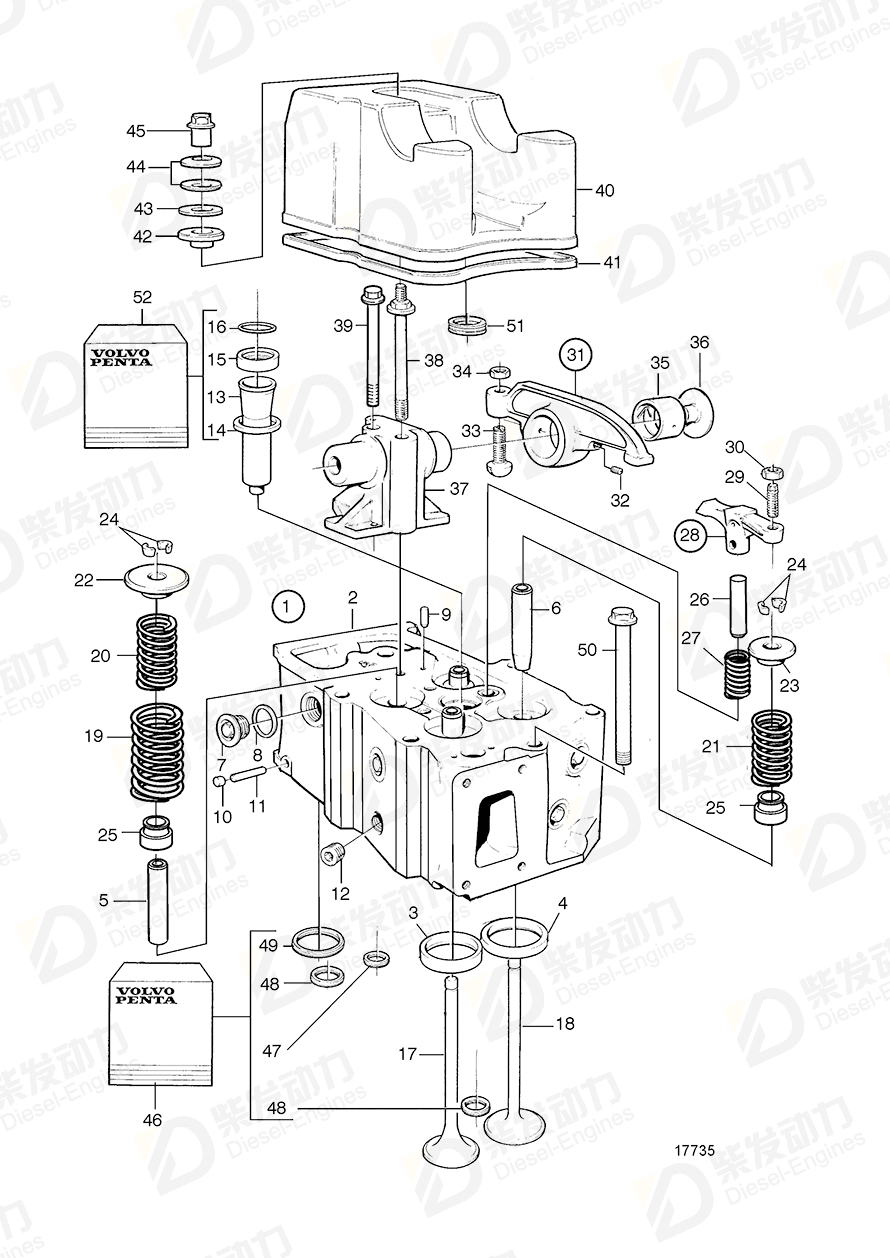 VOLVO Compression spring 1543981 Drawing